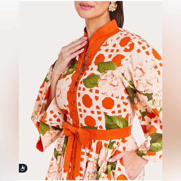 NWT Mestiza
Carmen Floral Cotton Linen Mini Dress 4 - Picture 4 of 4